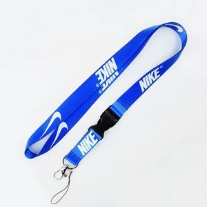 Blue Nike Breakaway Lanyard One Size Quick Release Key Chain ID Holder